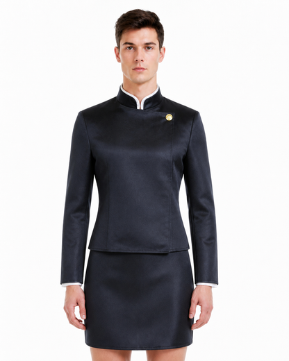 JJK Cosplay Costume, Black School Uniform with Skirt Costumes detail 3