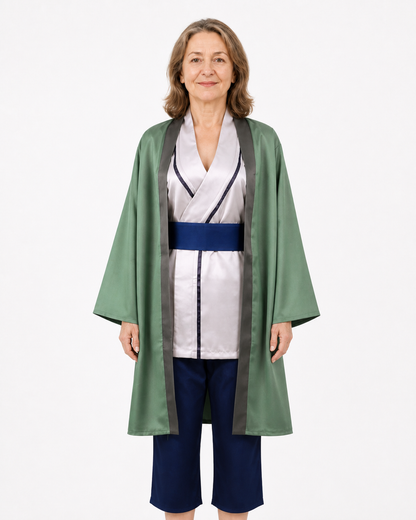 Green Ninja Cosplay Costume with Wide Belt Costumes detail 2