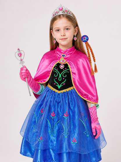 Princess Costume with Cape for Halloween Costume Capes detail 2