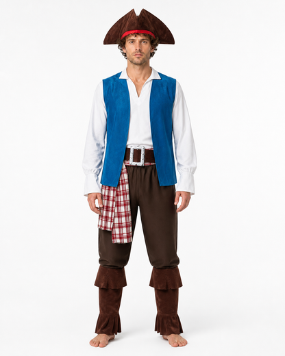 Pirate Costume with Vest, Shirt, and Accessories Costume Accessories detail 3