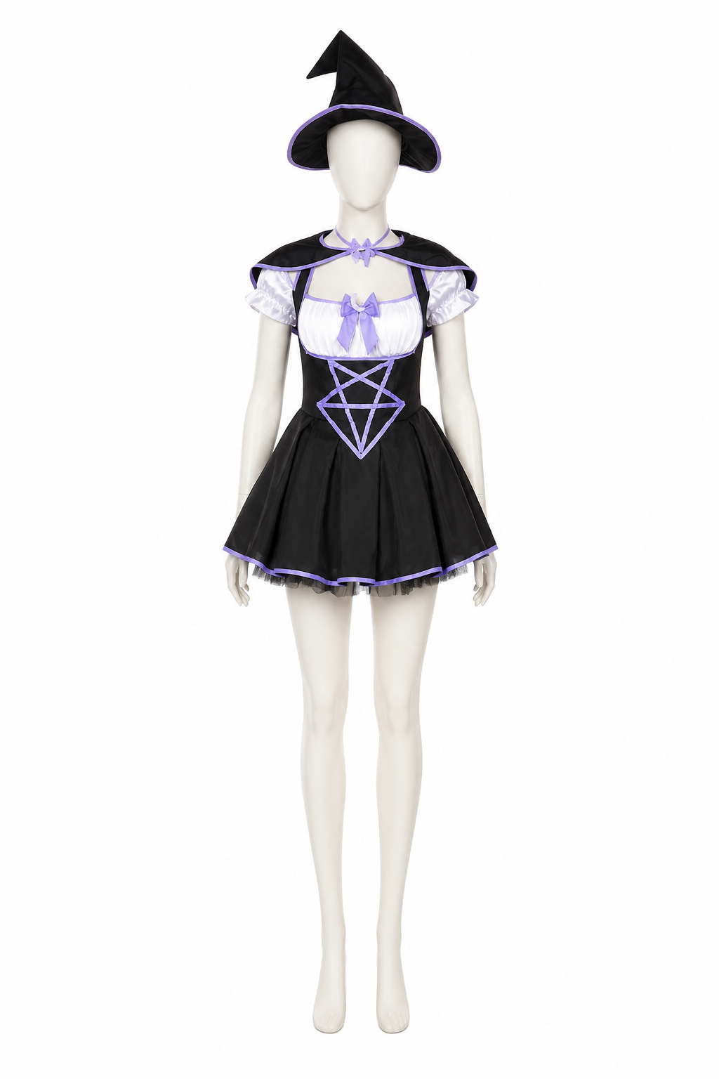 Cosplay Dress with Full Skirt and Bow Costume Dresses detail 3