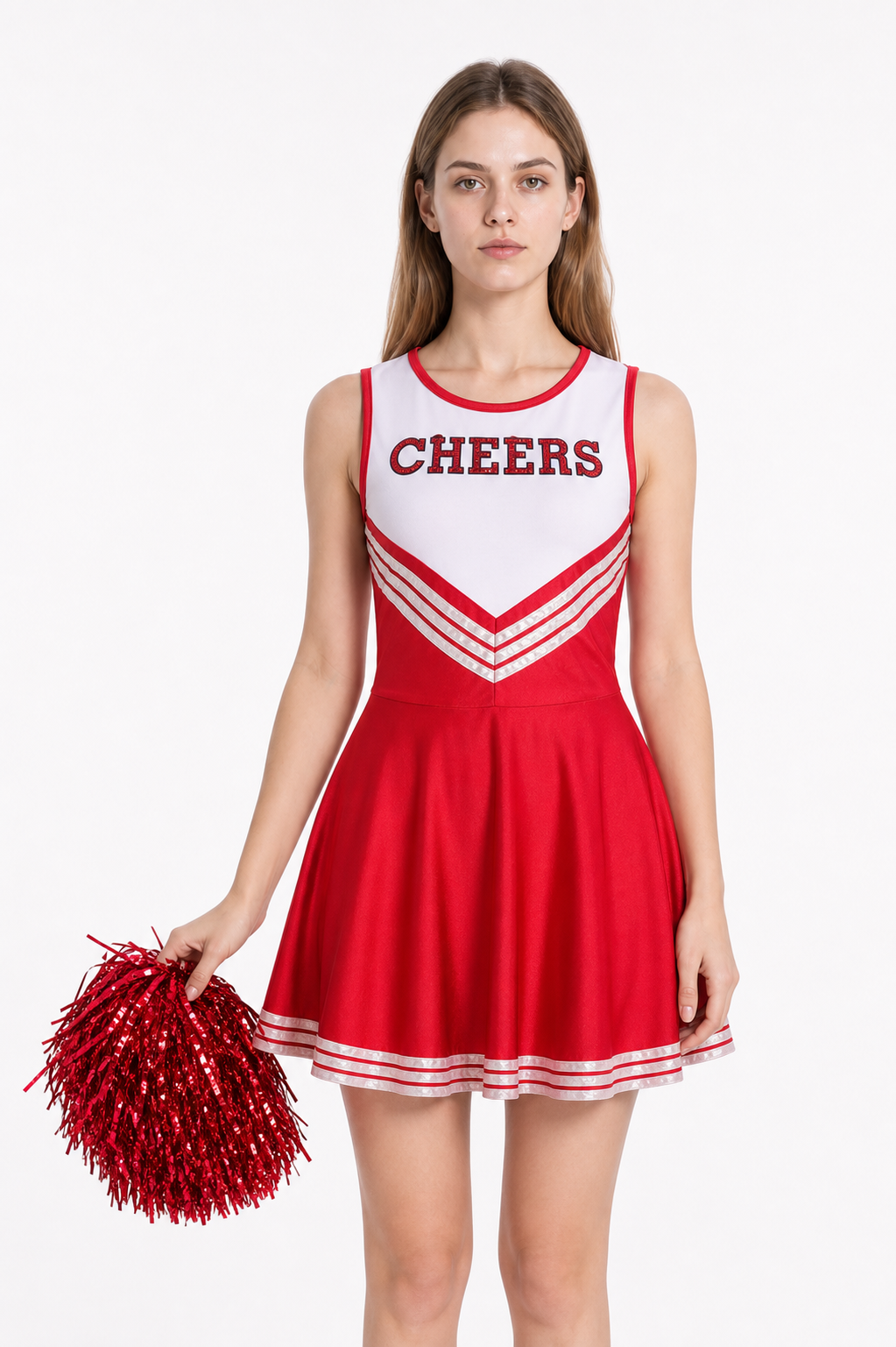 Sleeveless CHEERS Cheerleading Dress Costume Dresses detail 3