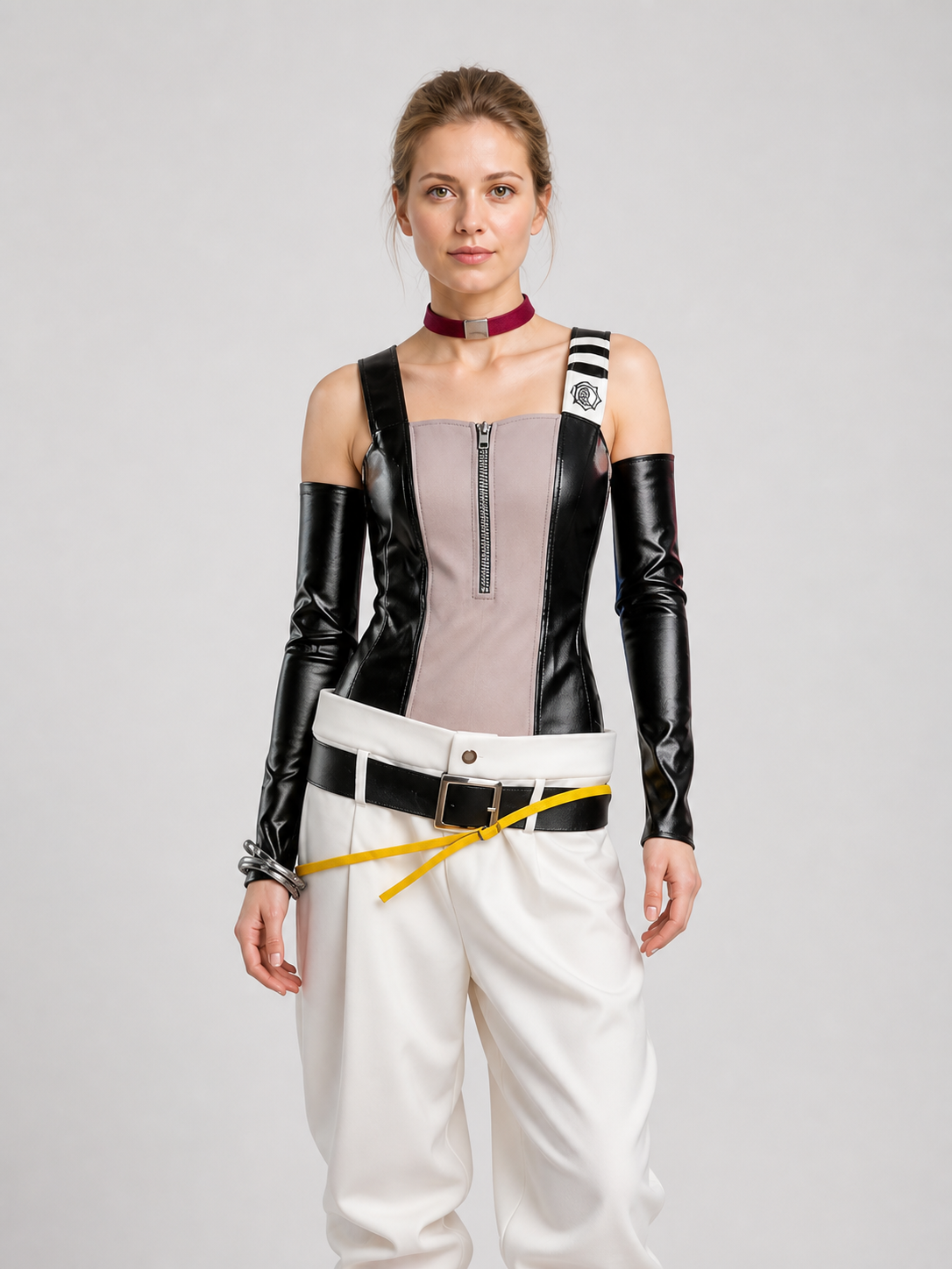 Semyu Griers Cosplay Costume with Belt and Arm Sleeves Costumes detail