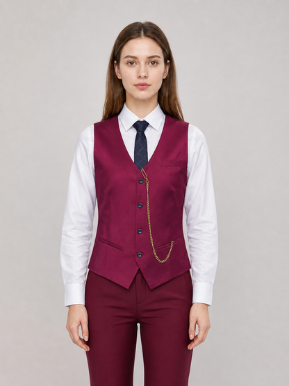 Vintage Costume Set with Vest and Accessories