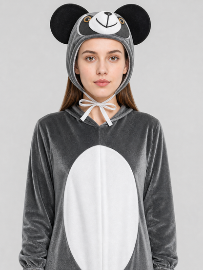 Children’s Koala Kigurumi Costume with Hood and Ears product detail 2