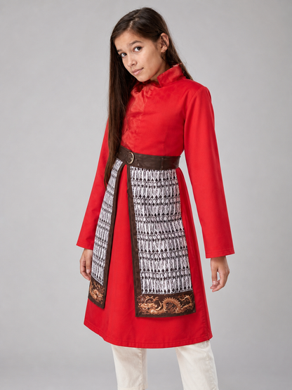 Mulan-Style Carnival Costume for Performances