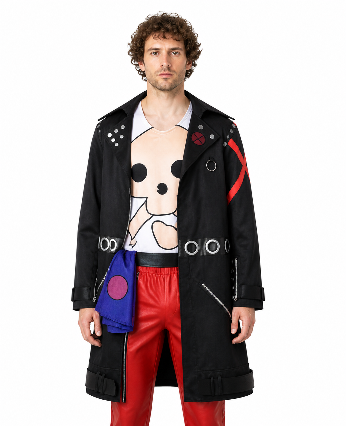 Anime-Print Carnival Costume, Jacket, Top, Pants Costumes detail 3