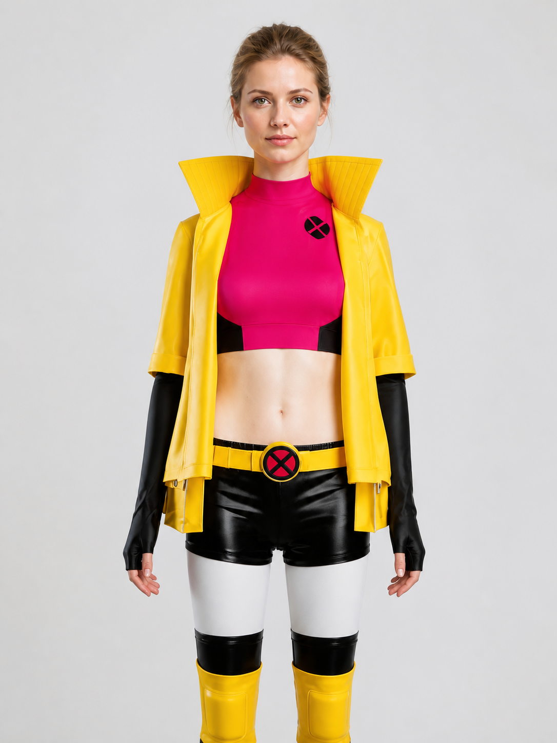 Li Qianhuan “X-Men” Cosplay Costume, Yellow Cape product detail 3