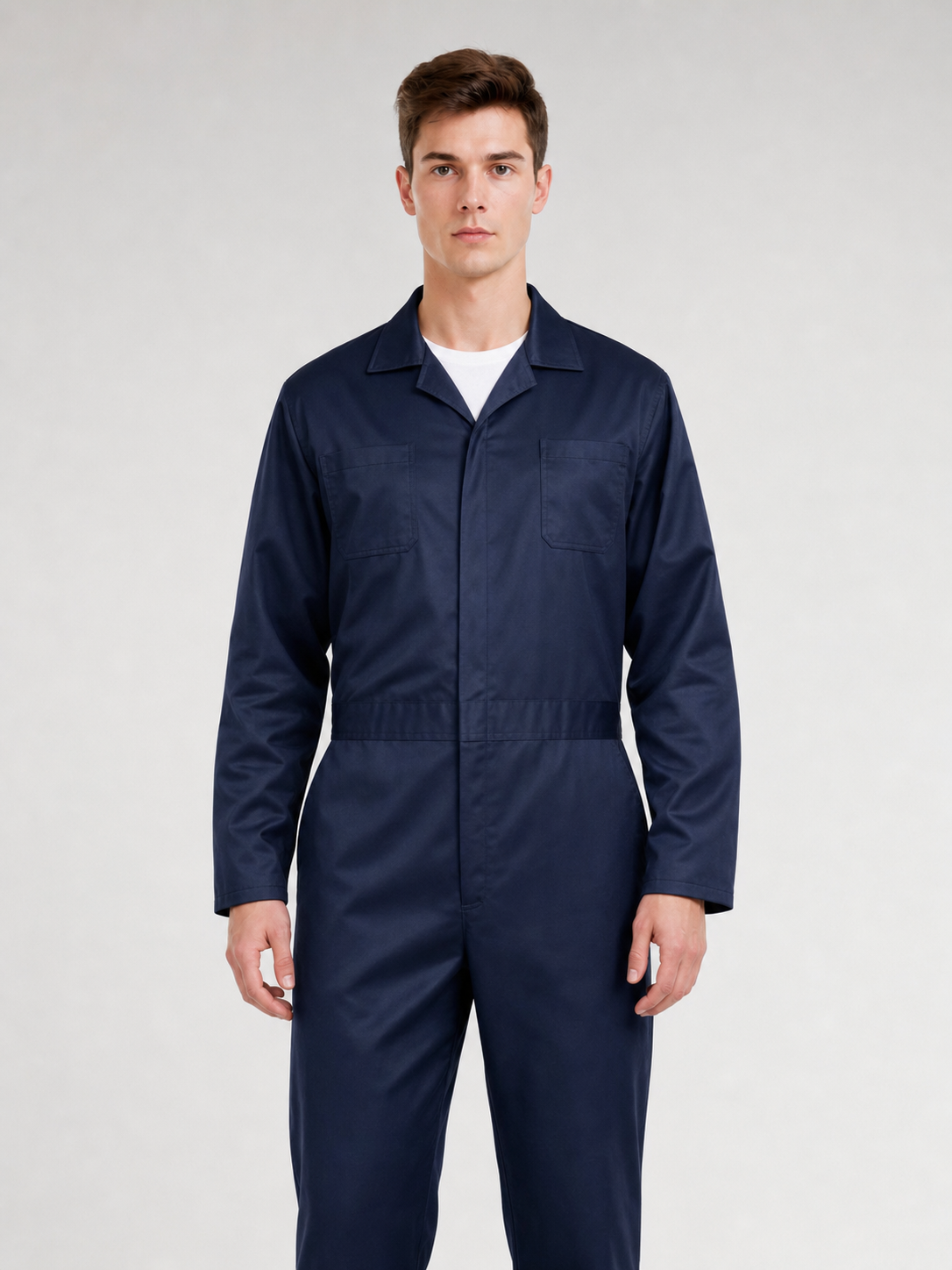 Adult Blue Costume Jumpsuit with Knives