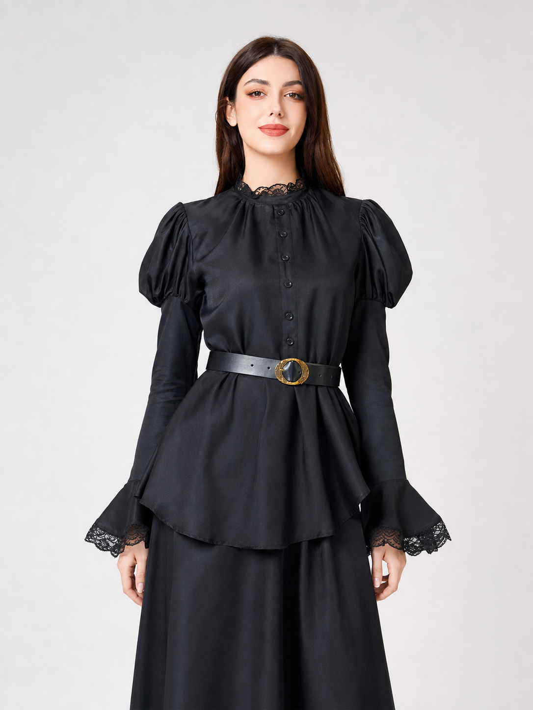 Witch Cosplay Costume: Dress, Hat, and Belt