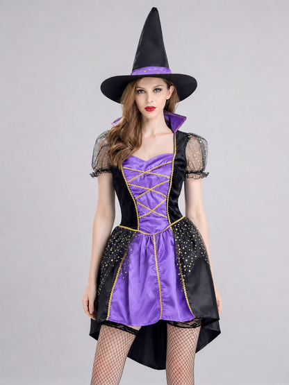 Carnival Costume: Dress and Pointed Hat