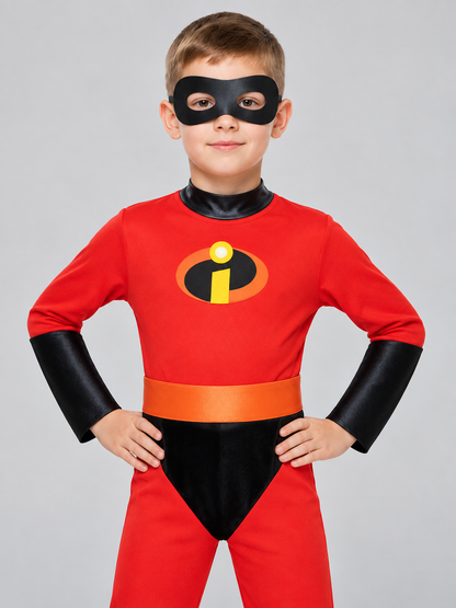Kids' Superhero Costume with Mask