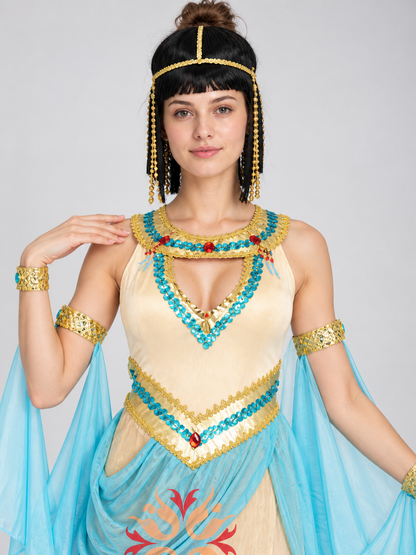 Egyptian-Style Carnival Costume with Headpiece