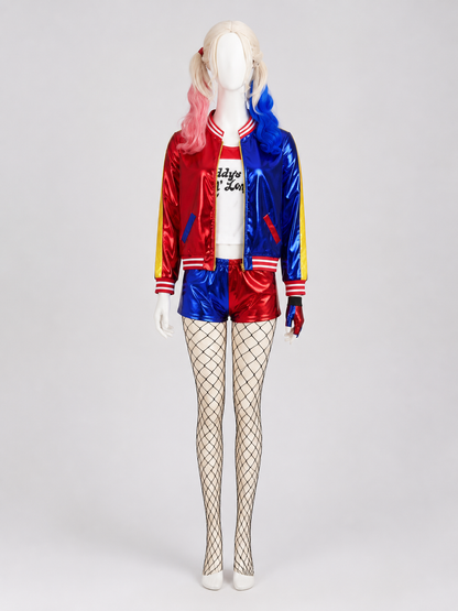 Harley Quinn Cosplay Costume, 8 Pieces Costumes detail 3