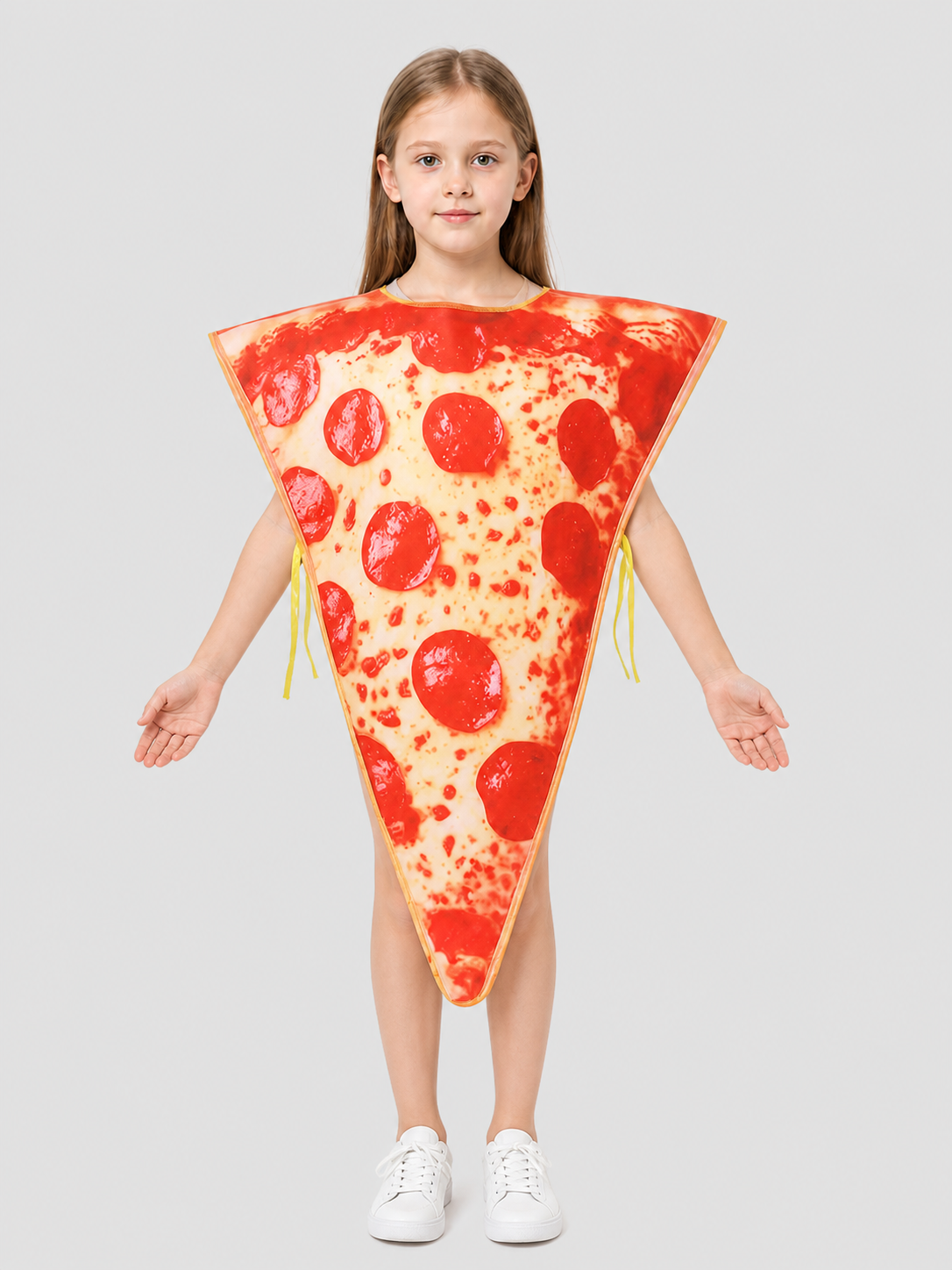 Pizza Carnival Costume with Cheese and Sausage Print Costumes detail 3