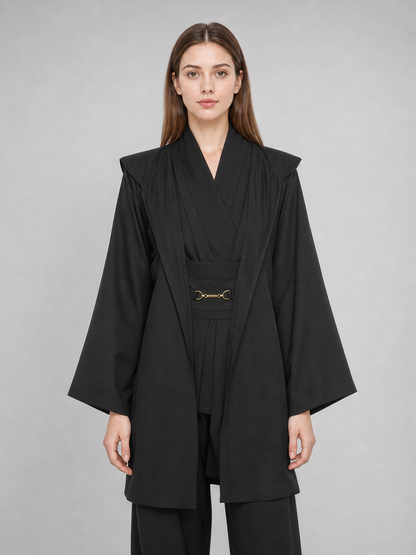 Obi-Wan Kenobi Cosplay Costume, Black Robe