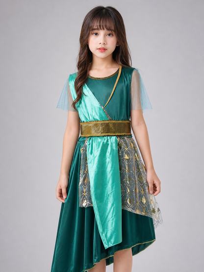 Medusa Costume: Dress with Headpiece for Halloween