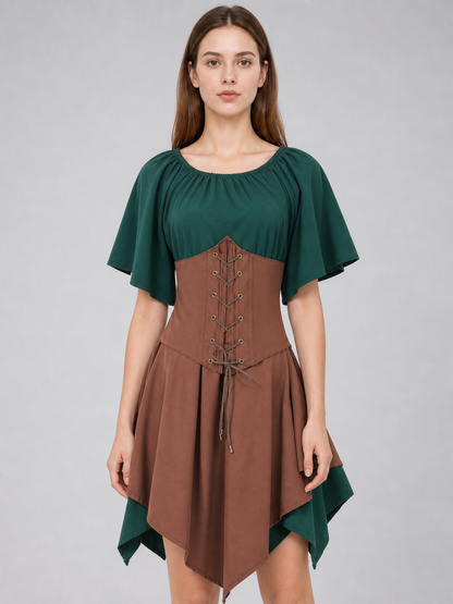 Medieval Renaissance-Style Costume Dress