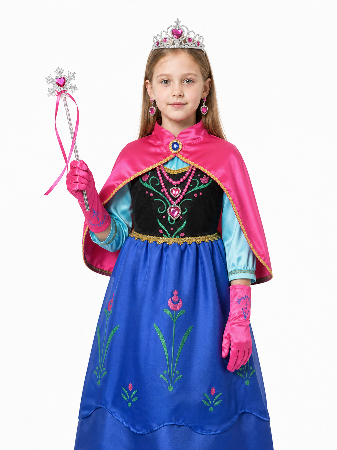 Princess Anna Costume with Cape Costume Capes detail 3