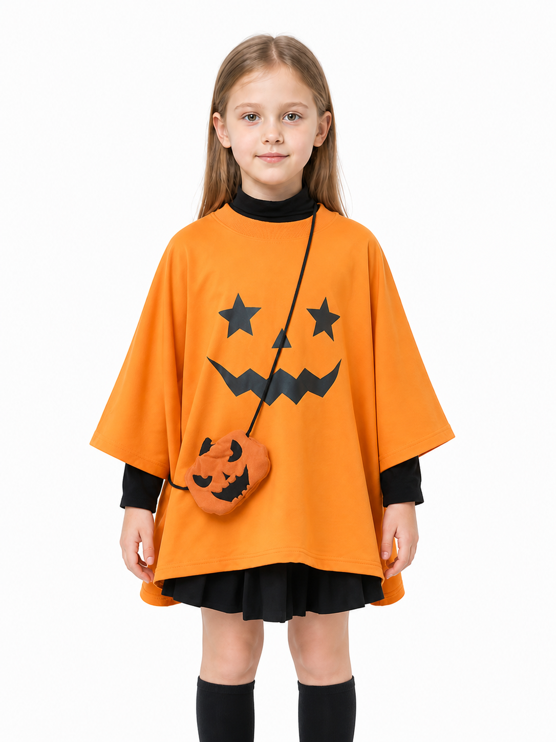 Halloween Bat-Wing and Pumpkin Cape Costume Capes detail 3