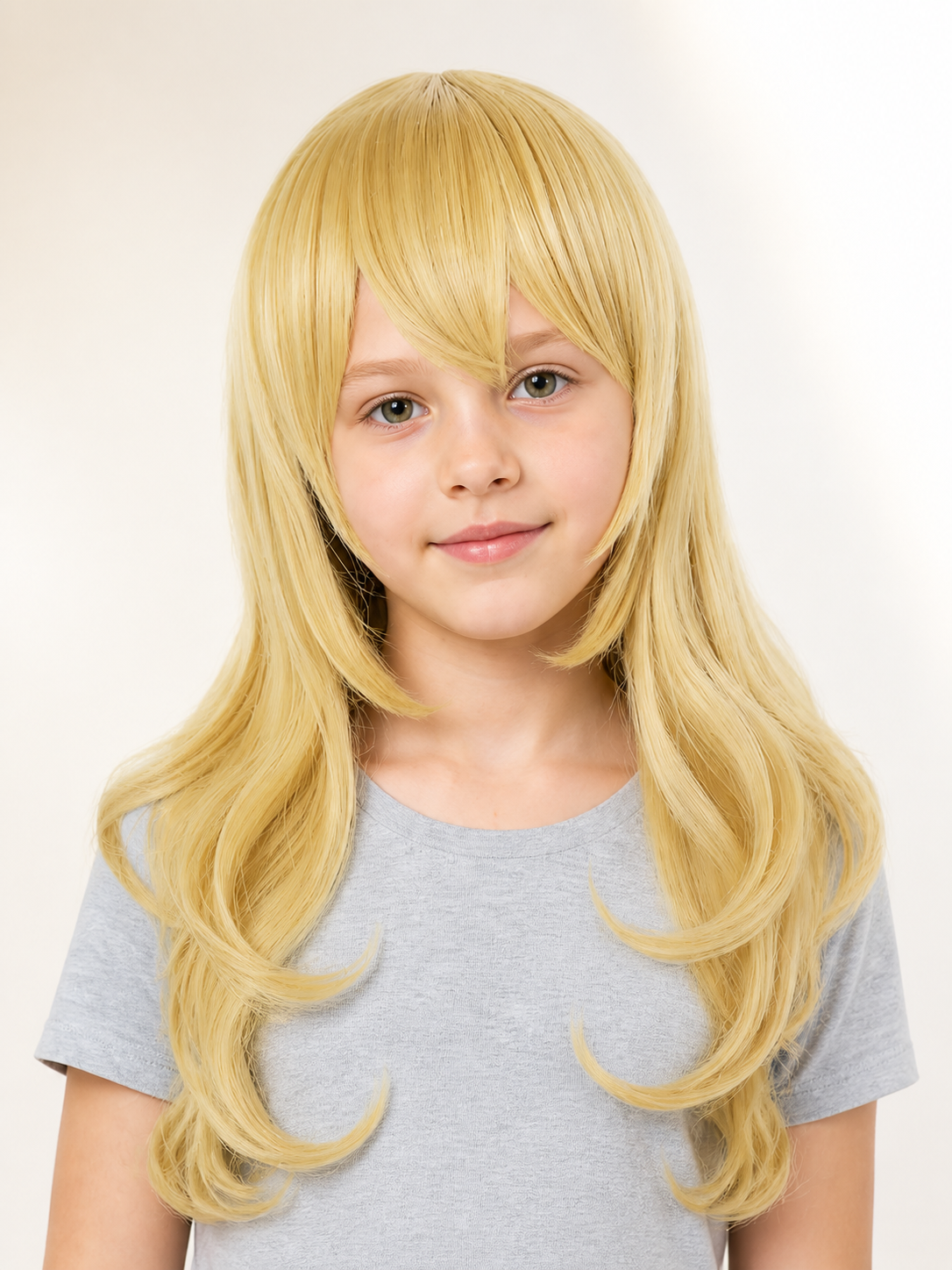 Golden Carnival Wig for Halloween and Cosplay Costume Wigs detail 2