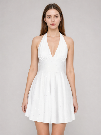 Marilyn Monroe-style dress for masquerade, white