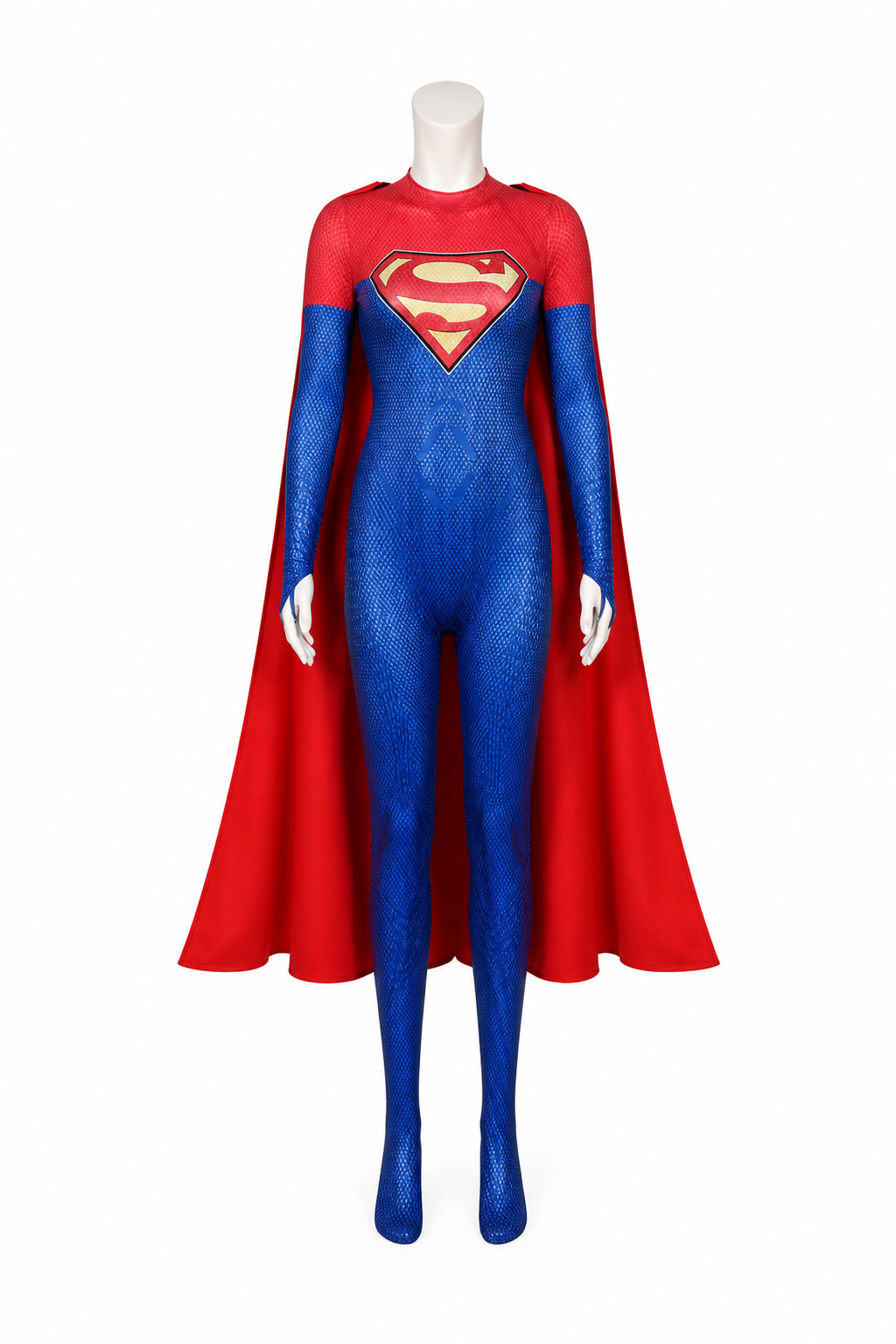 Cosplay Jumpsuit with Cape and Chest Emblem Costume Capes detail 3