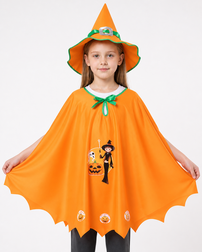 Carnival Costume with Cape and Pointed Hat Costume Capes detail 3