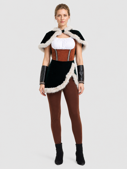 Medieval Viking Costume for Halloween and Christmas Costumes detail 3