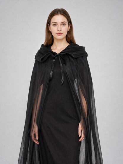 Witch Cosplay Costume with Hood and Cape
