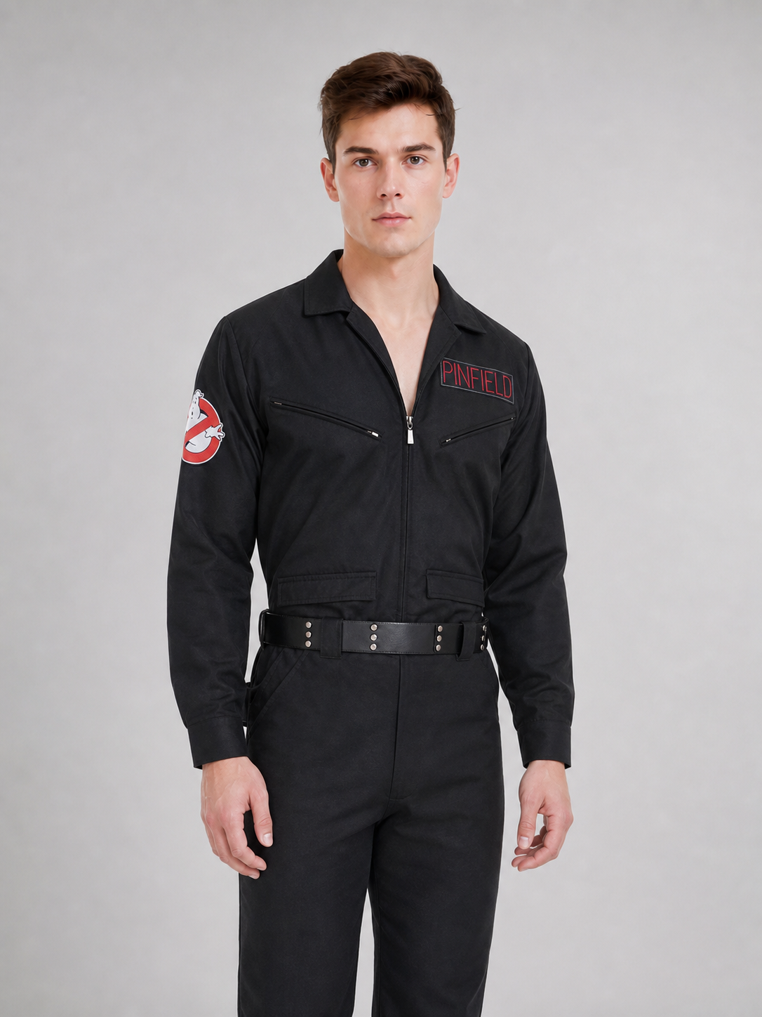 Black Ghostbusters Cosplay Jumpsuit