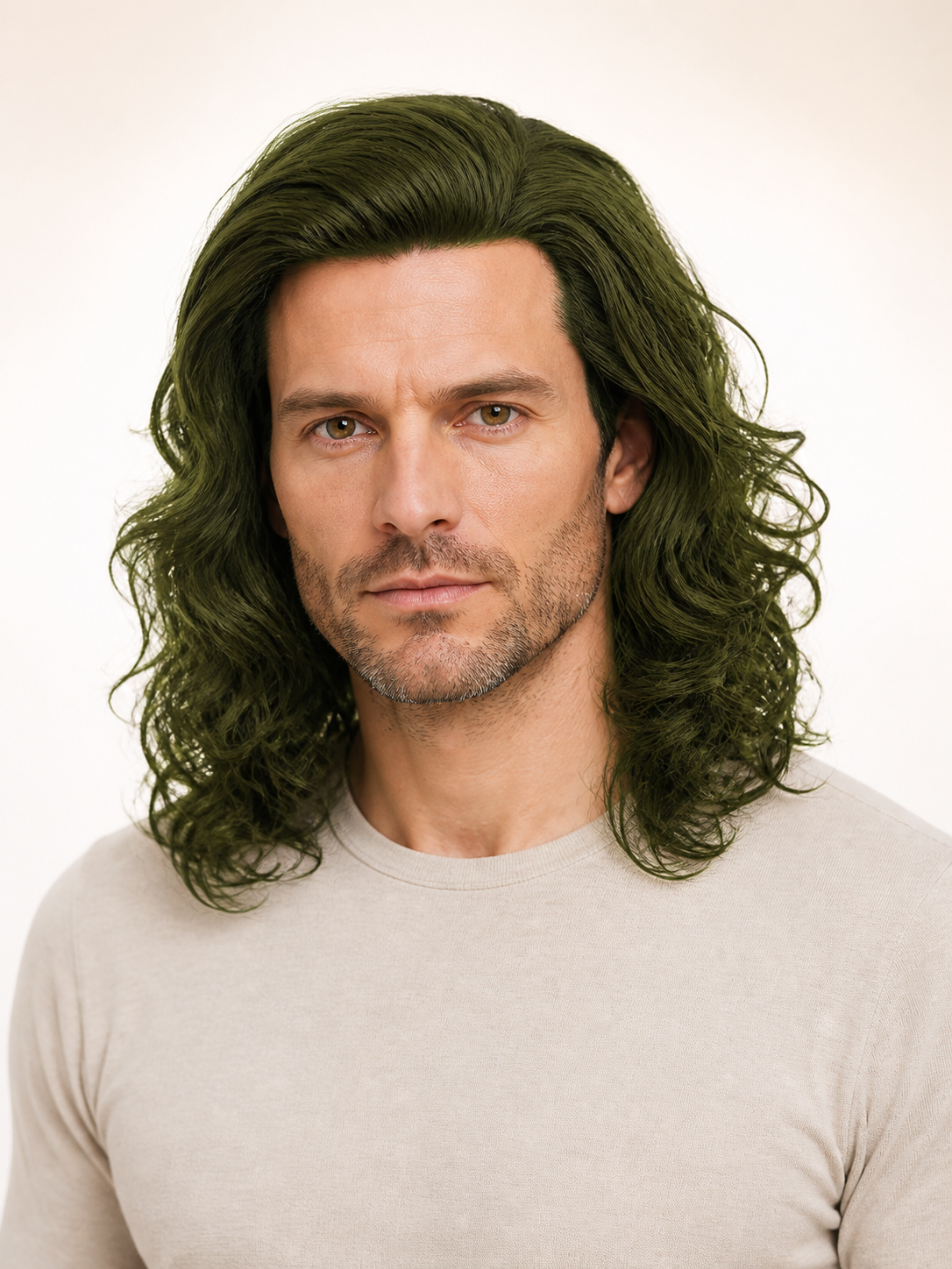 Long Curly Carnival Wig for Cosplay Costume Wigs detail 2