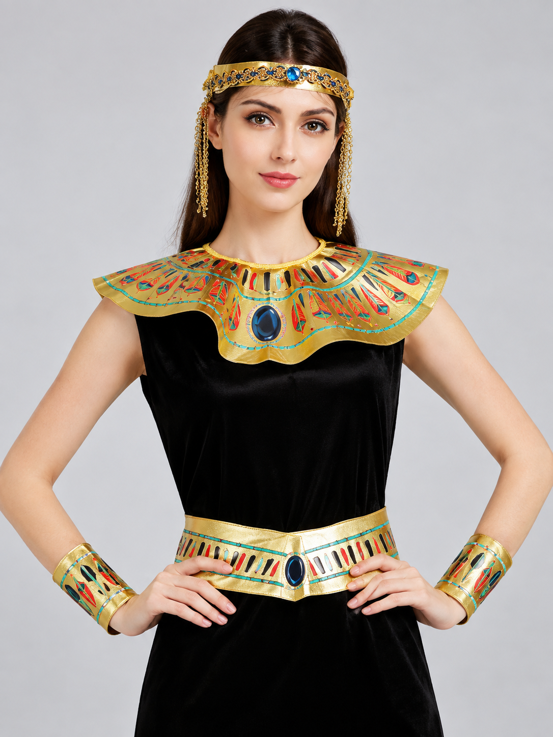 Egyptian-Style Carnival Costume, Black