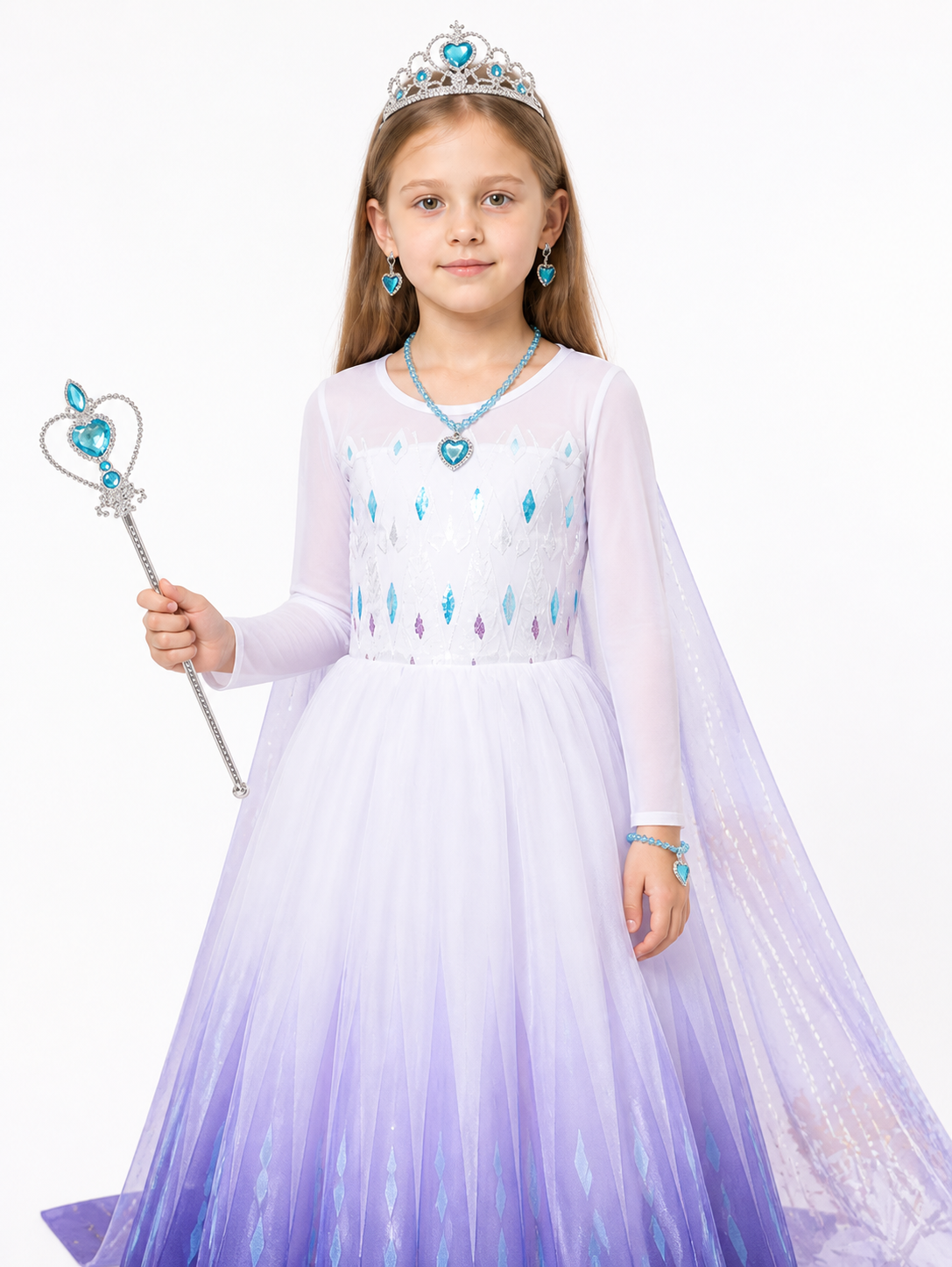 Elsa Long-Sleeve Dress with a Full Skirt Costume Dresses detail 3