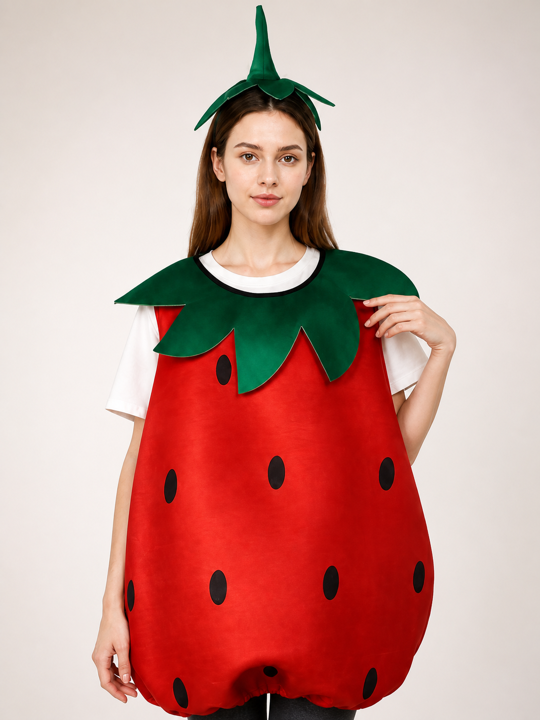 Strawberry Carnival Costume Set with Headwear Costumes detail 2