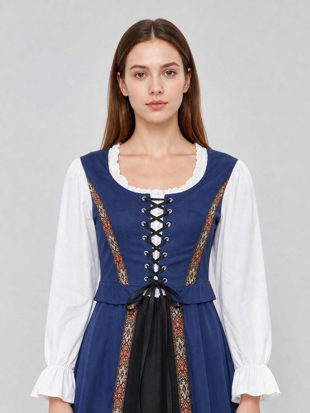 Halloween Costume: Retro Dress with Headpiece