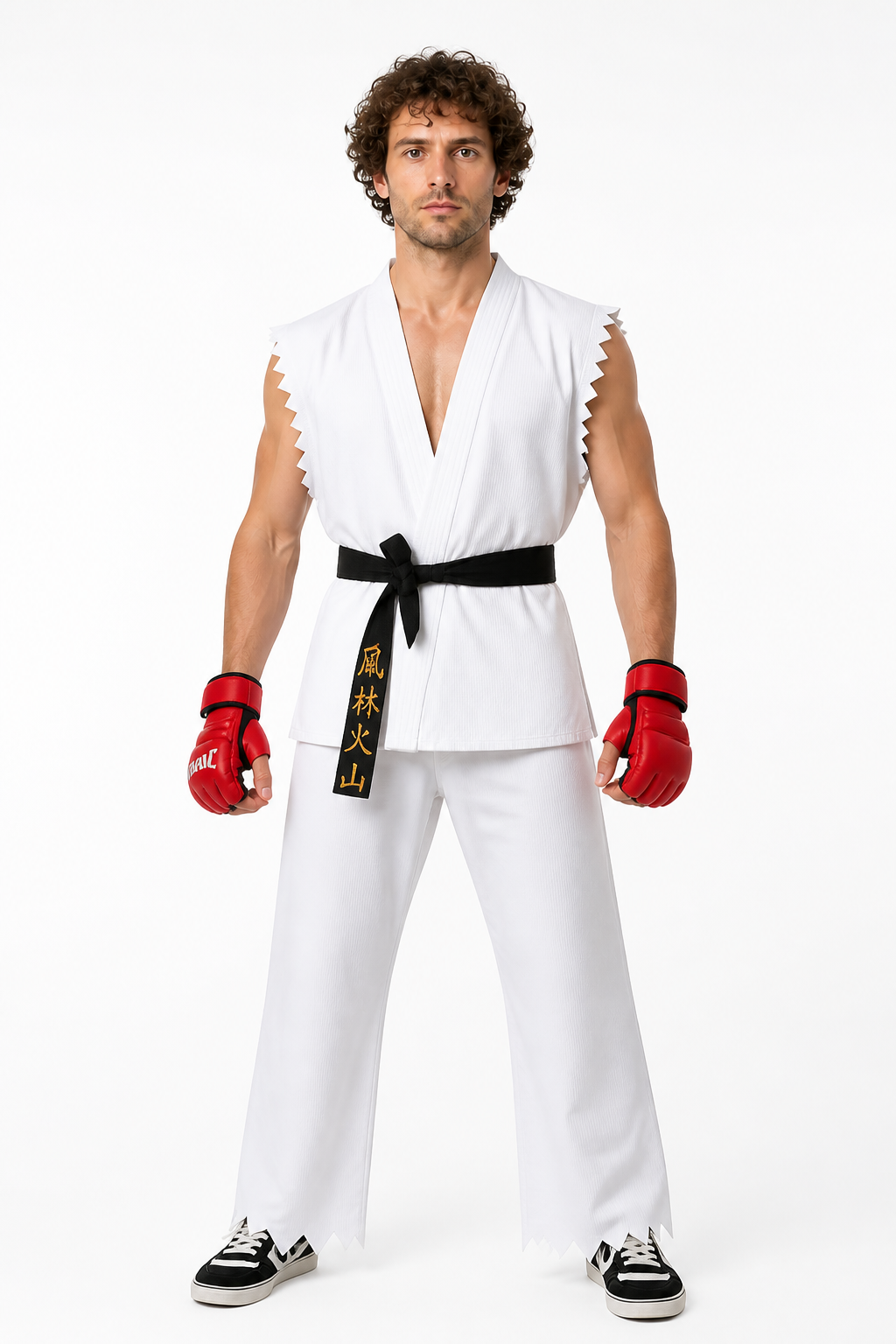 Ken Cosplay Costume: Jacket, Pants, and Belt Costumes detail 2