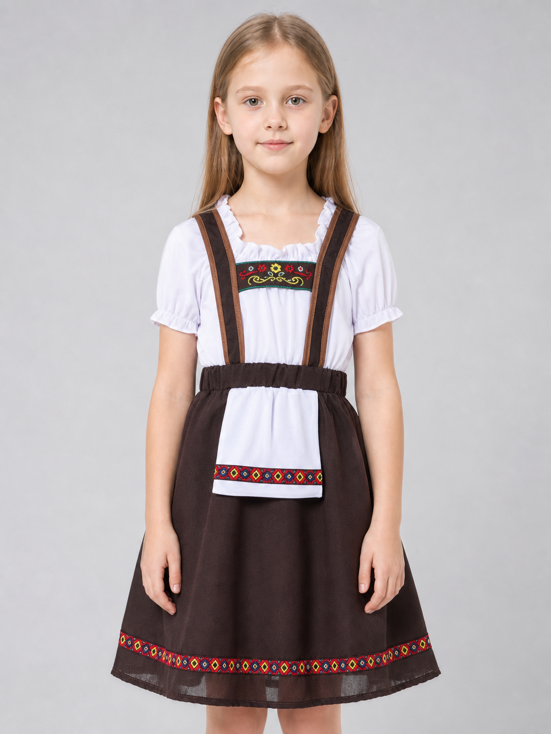 Bavarian Folk-Style Costume Dress