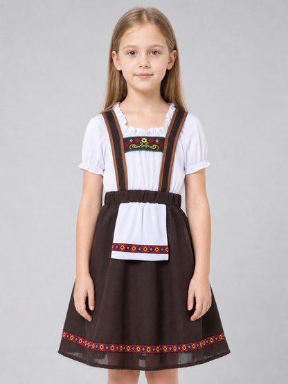 Bavarian Folk-Style Costume Dress