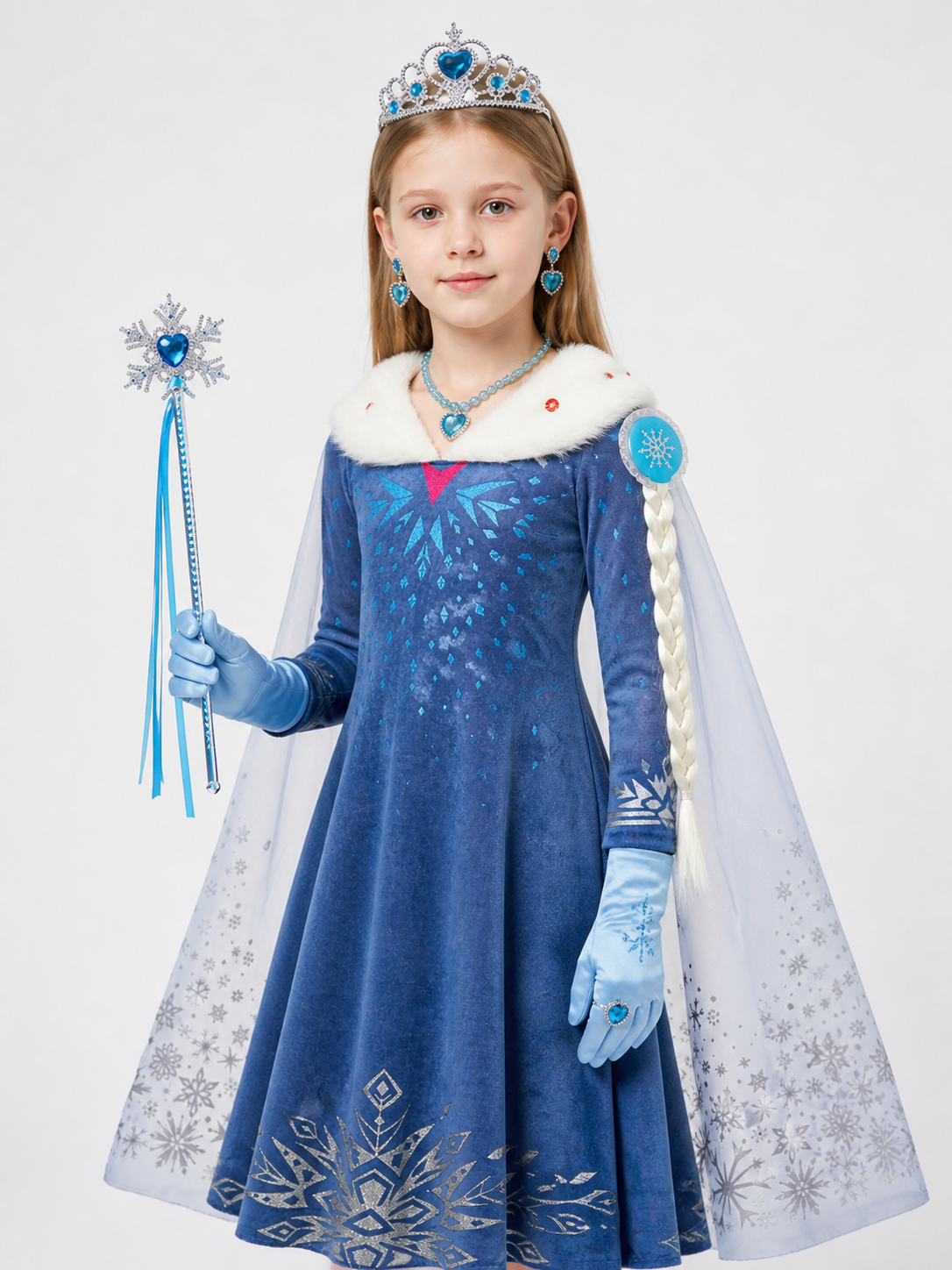 Snow Queen Carnival Costume for Halloween Costumes detail 2
