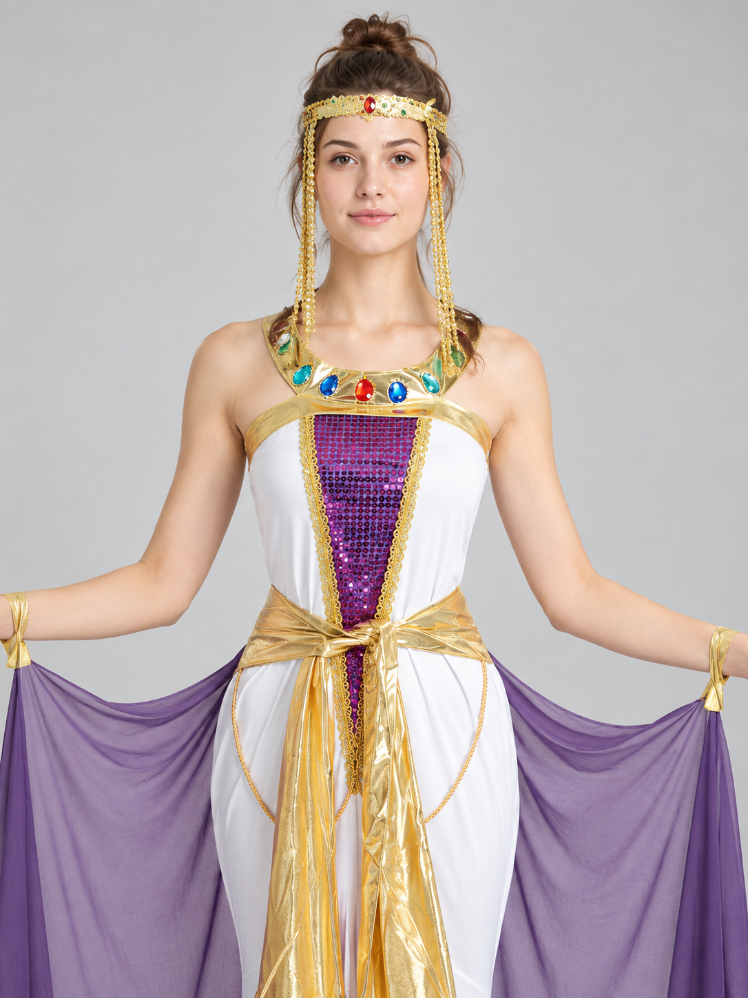 Ancient Egyptian-Style Draped Carnival Costume