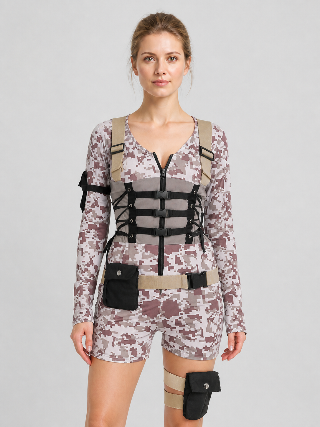 Tactical Camouflage Pilot Romper product detail 2