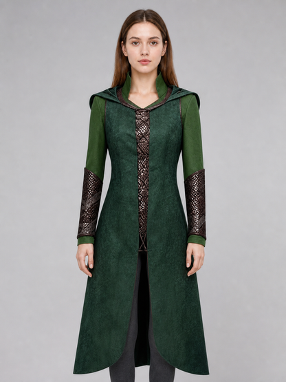 Tariel Cosplay Coat with Hood and Decoration