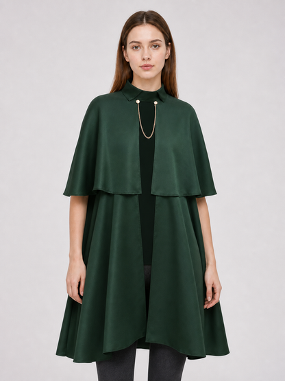 Green Gothic Cloak Cape for Cosplay