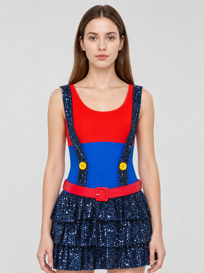 Super Mario Costume for Stage Performances and Costume Parties Costumes detail 2