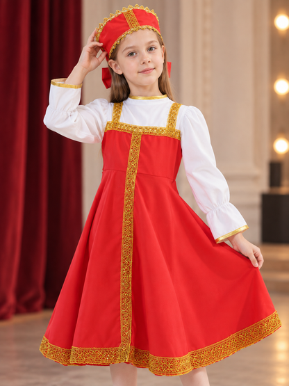 Children's Stage Costume with Headpiece Costume Headwear detail 2