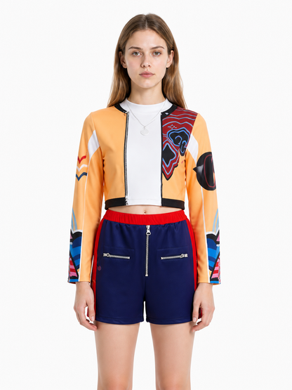 Long-Sleeve Cosplay Costume with Shorts Costumes detail 2