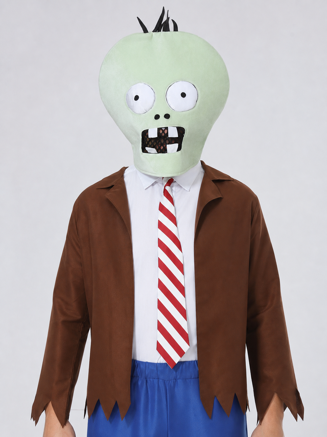 Zombie Costume with Green Headpiece