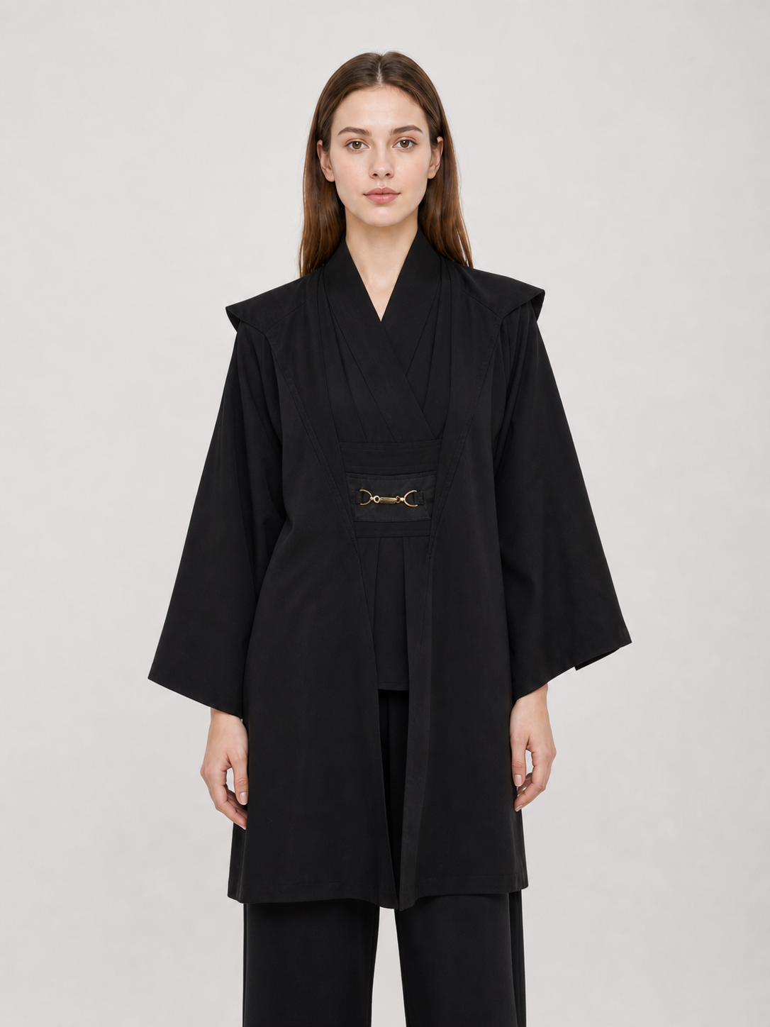 Obi-Wan Kenobi Cosplay Costume, Black Robe