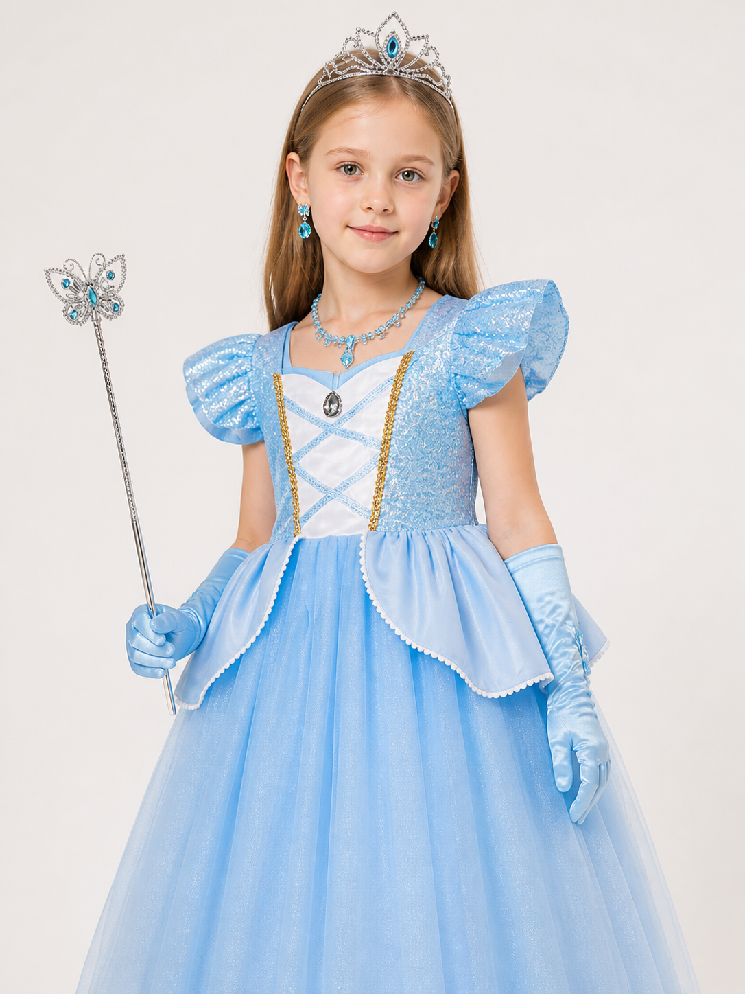 Blue Princess Costume for Halloween